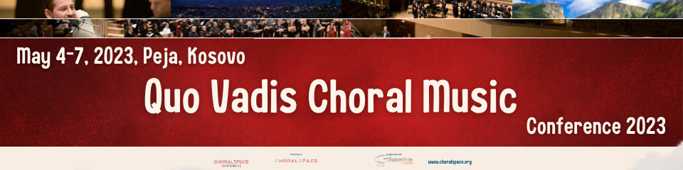 Quo Vadis Choral Music 2023 banner